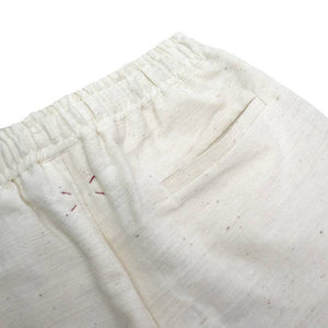 RAW WHITE ISAN WOVEN SHORTS - Philip Huang