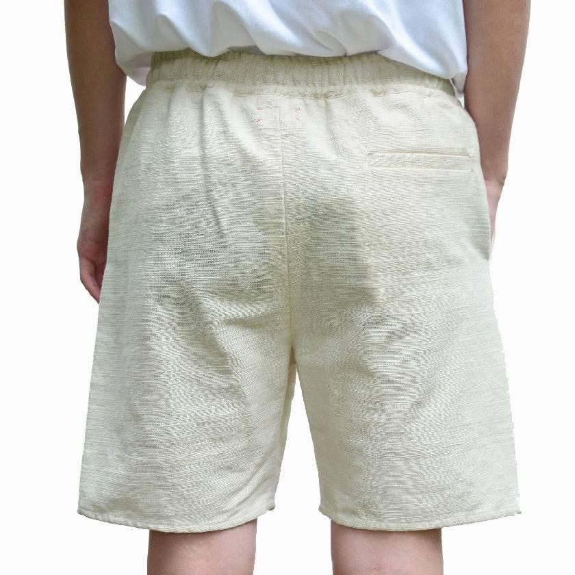 RAW WHITE ISAN WOVEN SHORTS - Philip Huang
