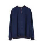 DARK INDIGO ISAN WOVEN SWEATSHIRT