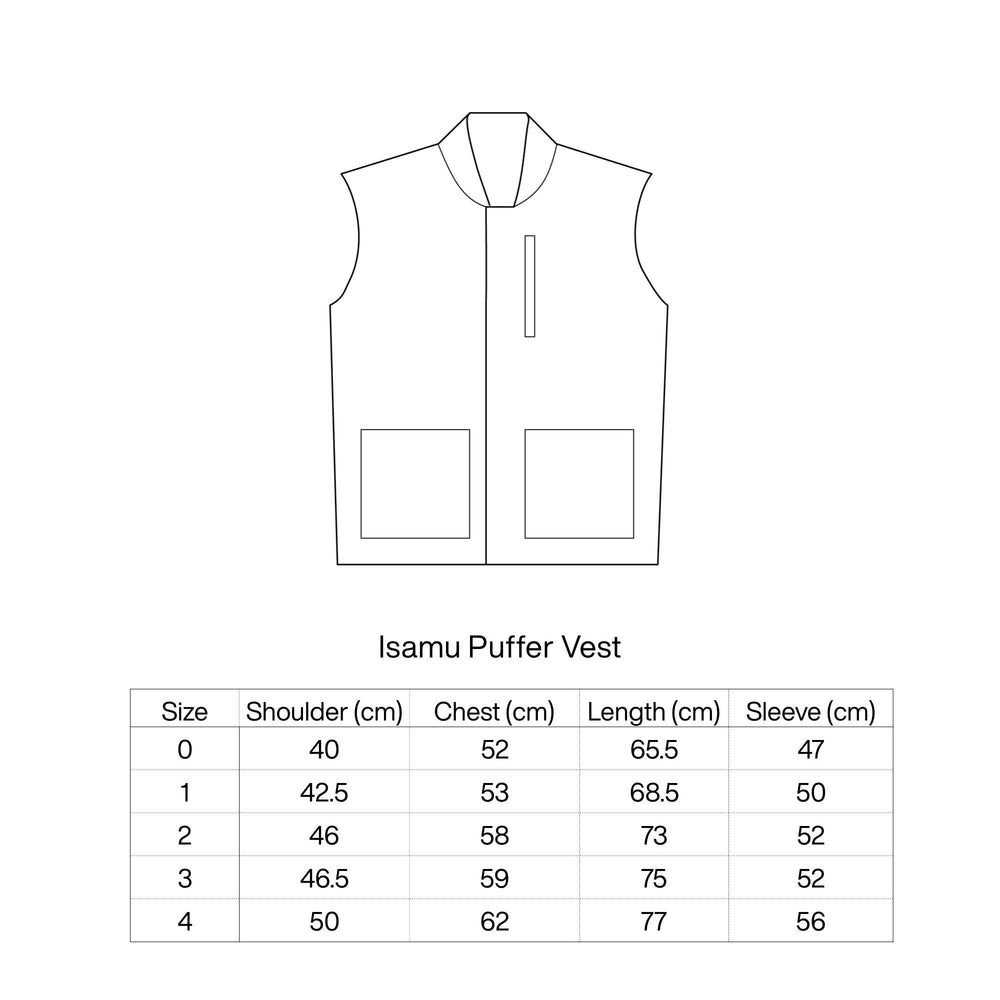 
            
                Load image into Gallery viewer, ISAMU PUFFER VEST - Philip Huang
            
        