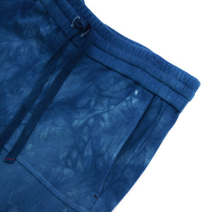 
            
                Load image into Gallery viewer, CAMOUFLAGE INDIGO IVAN DRAWSTRING TROUSERS - Philip Huang
            
        