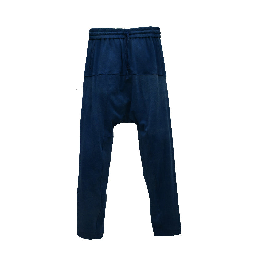 DARK INDIGO IVAN DRAWSTRING TROUSERS