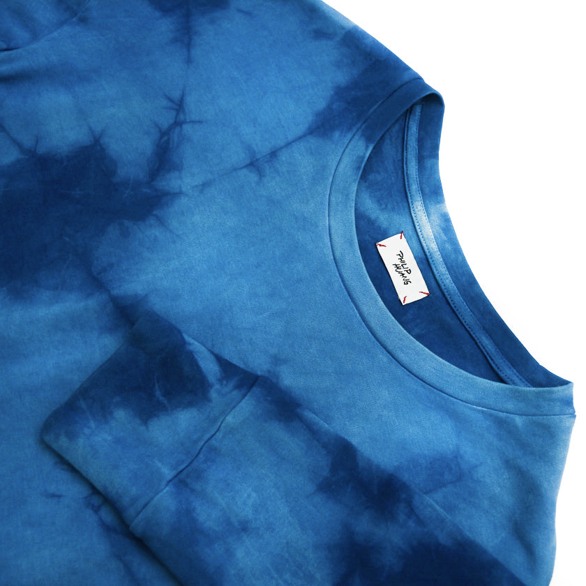 
            
                Load image into Gallery viewer, CAMOUFLAGE INDIGO LONG SLEEVE T-SHIRT - Philip Huang
            
        