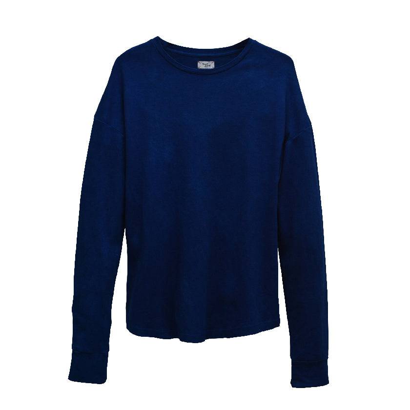 DARK INDIGO LONG SLEEVE T-SHIRT