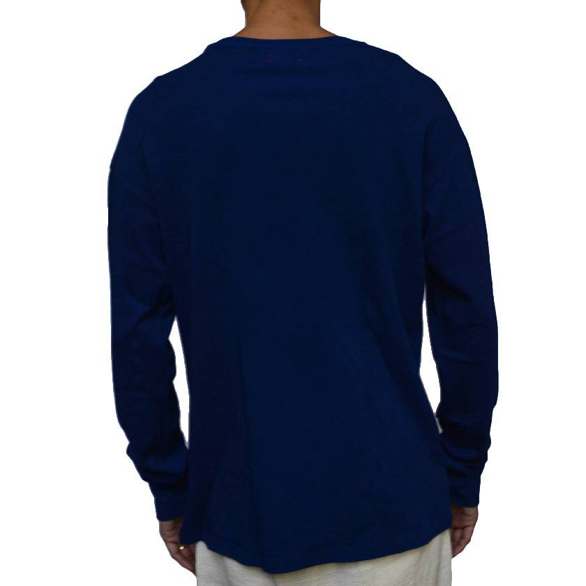 DARK INDIGO LONG SLEEVE T-SHIRT