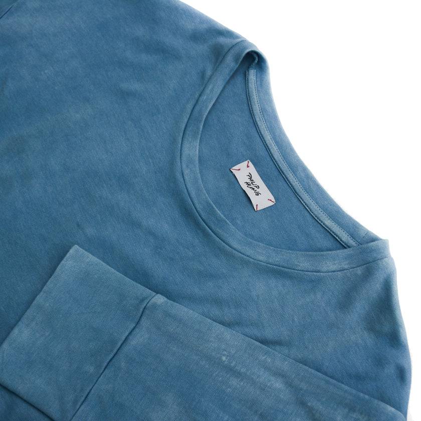 Sky Indigo Long Sleeve T-shirt - Philip Huang