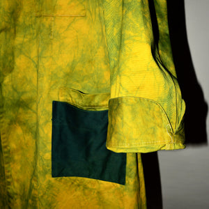 
            
                Load image into Gallery viewer, Neon Mango Moss Mifune Trench Coat - Philip Huang
            
        