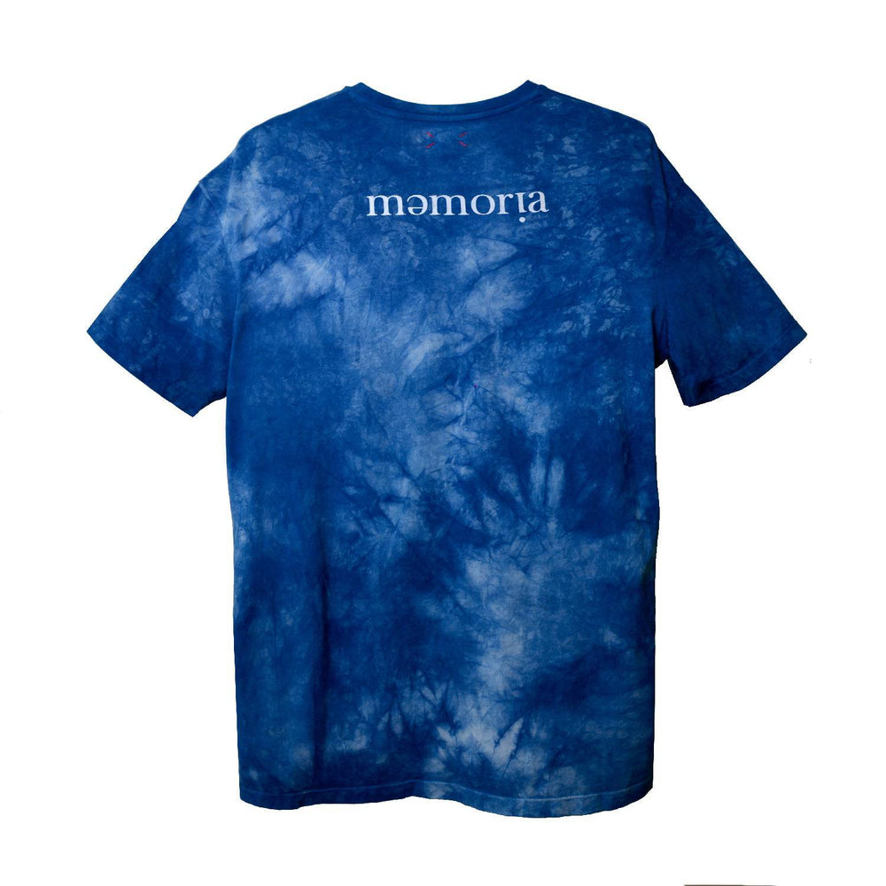 
            
                Load image into Gallery viewer, LIMITED EDITION AW+PH MEMORIA Indigo Crew Neck T-shirt - Philip Huang
            
        