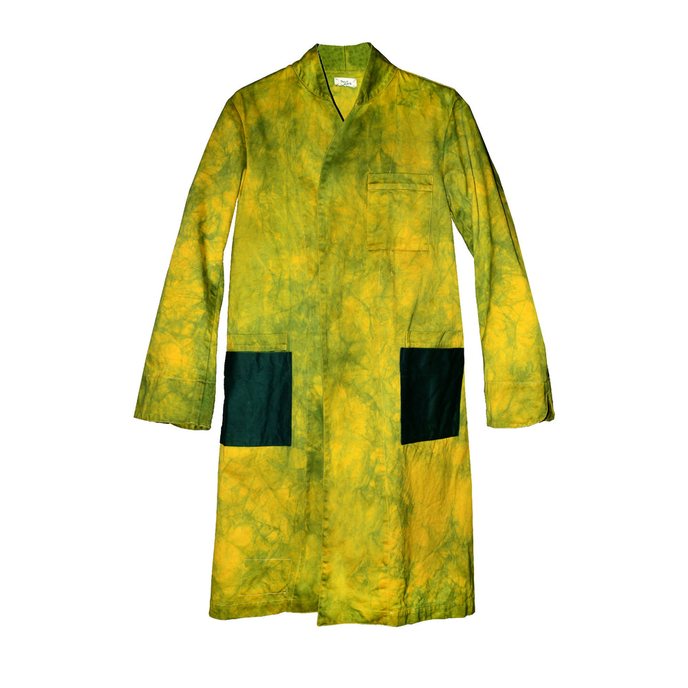 
            
                Load image into Gallery viewer, Neon Mango Moss Mifune Trench Coat - Philip Huang
            
        