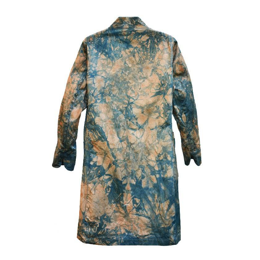 TIE-DYED PRADU INDIGO MIFUNE TRENCH