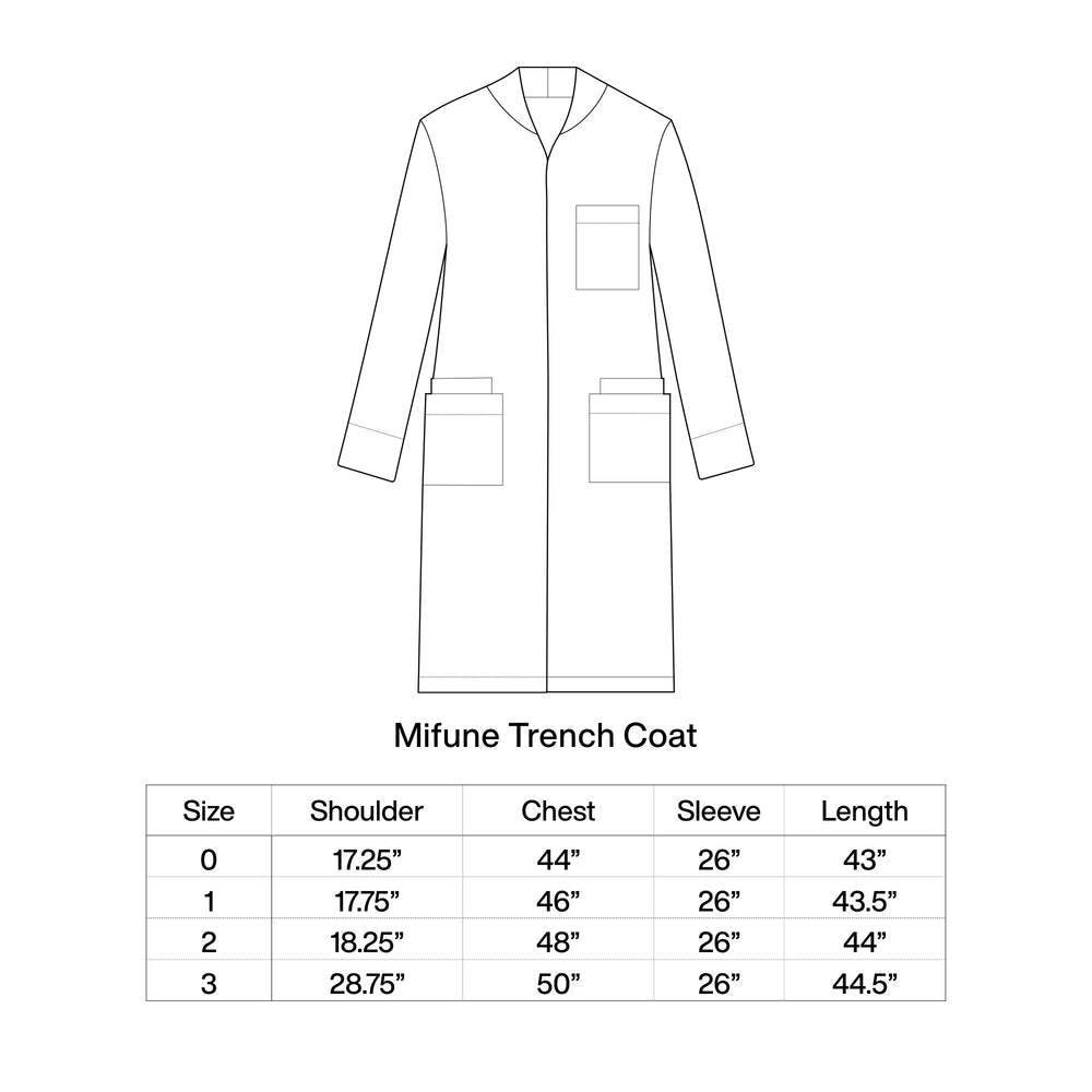 NEON MANGO MOSS MIFUNE TRENCH COAT