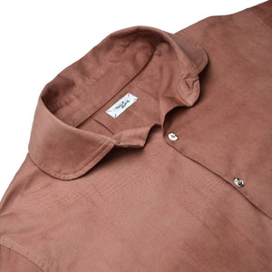 OXBLOOD JOHNNY BUTTON DOWN SHIRT