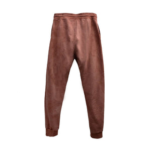 OXBLOOD ORGANIC FRENCH TERRY SWEATPANTS