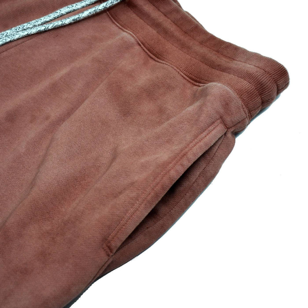 OXBLOOD ORGANIC FRENCH TERRY SWEATPANTS