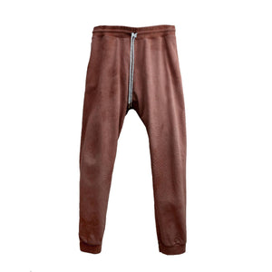 Oxblood Organic French Terry Sweatpants - Philip Huang