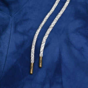 CAMOUFLAGE INDIGO ORGANIC FRENCH TERRY SWEATPANTS - Philip Huang