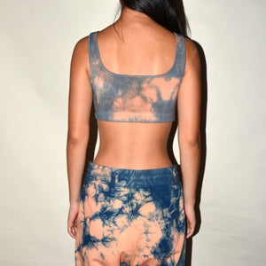Pradu Indigo Tie-dyed Bralette - Philip Huang