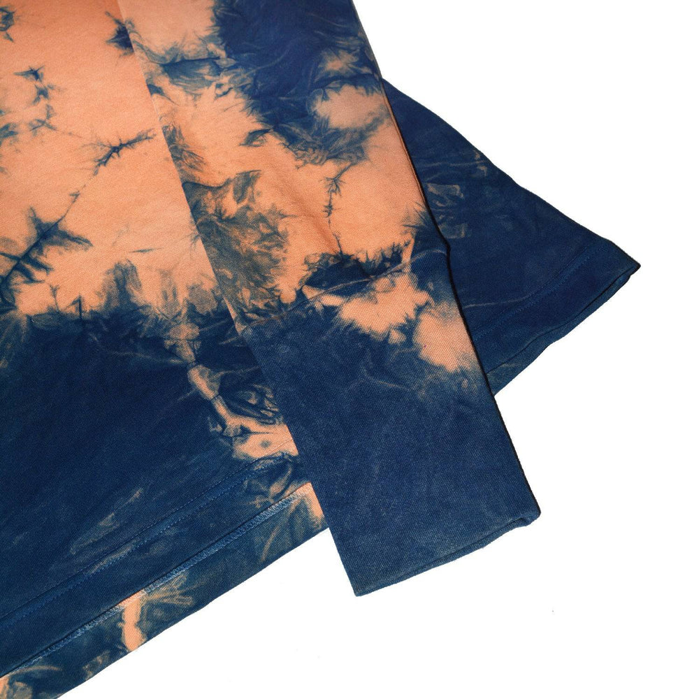 PRADU INDIGO TIE-DYE LONG SLEEVE TURTLENECK