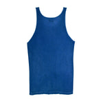 INDIGO FREDDIE RIBBED BAMBOO TANK TOP