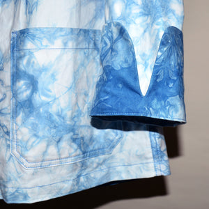 Indigo Tie-dye Rirkrit Antto Work Jacket - Philip Huang