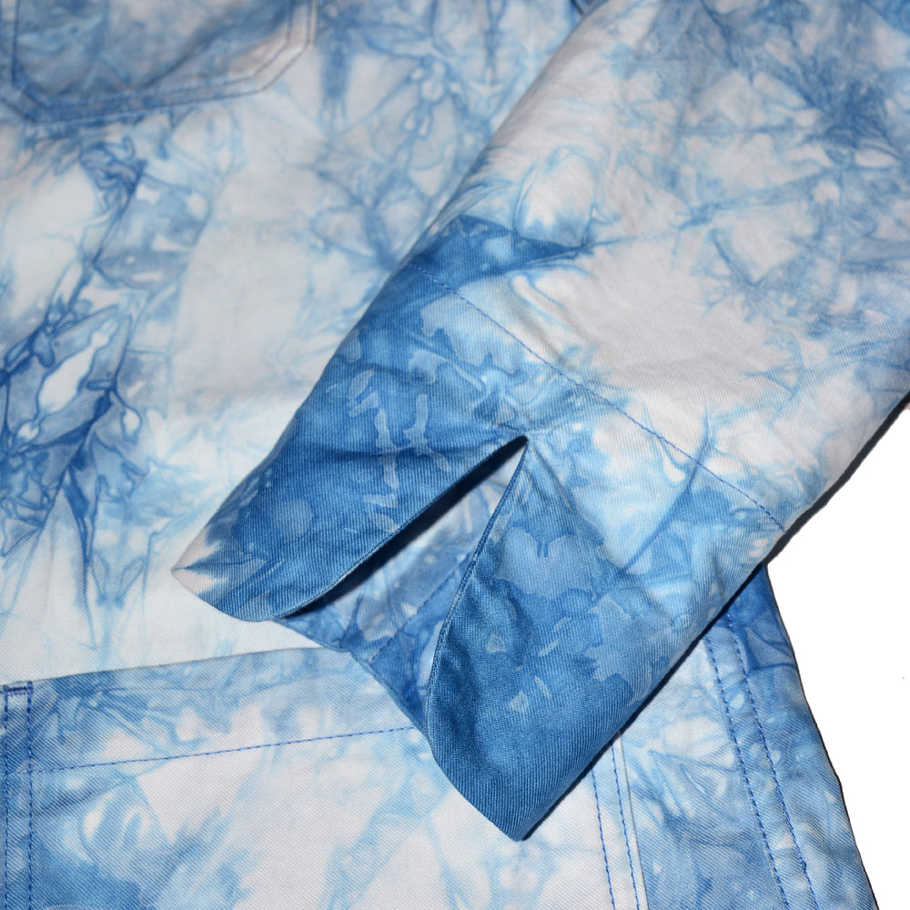 TIE-DYE INDIGO RIRKRIT ANTTO WORK JACKET