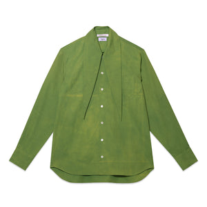 PHILIP HUANG x SHONE PUIPIA Lime Cravat Long Sleeve Shirt - Philip Huang
