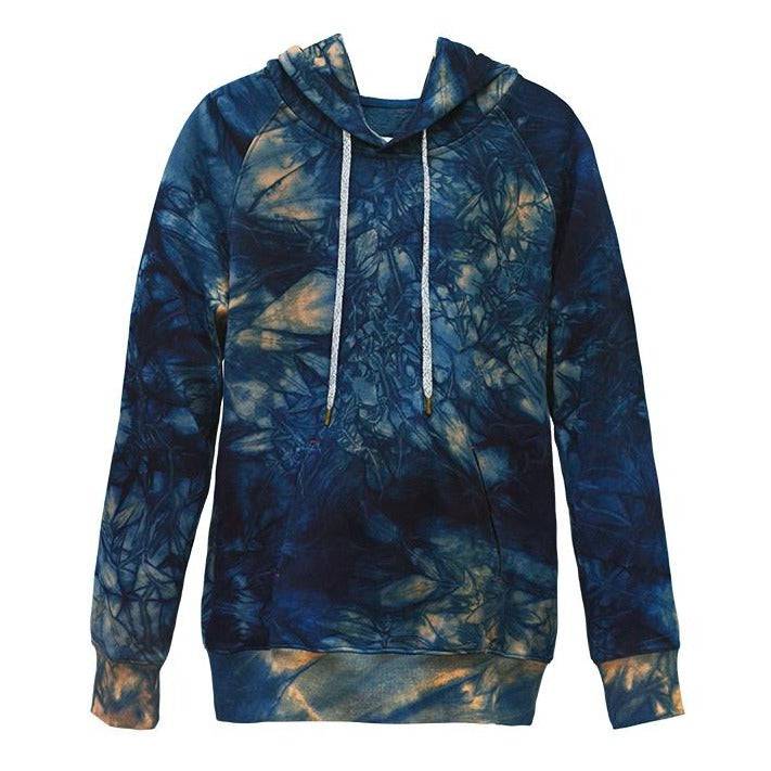 PRADU INDIGO BAMBOO FLEECE HOODIE