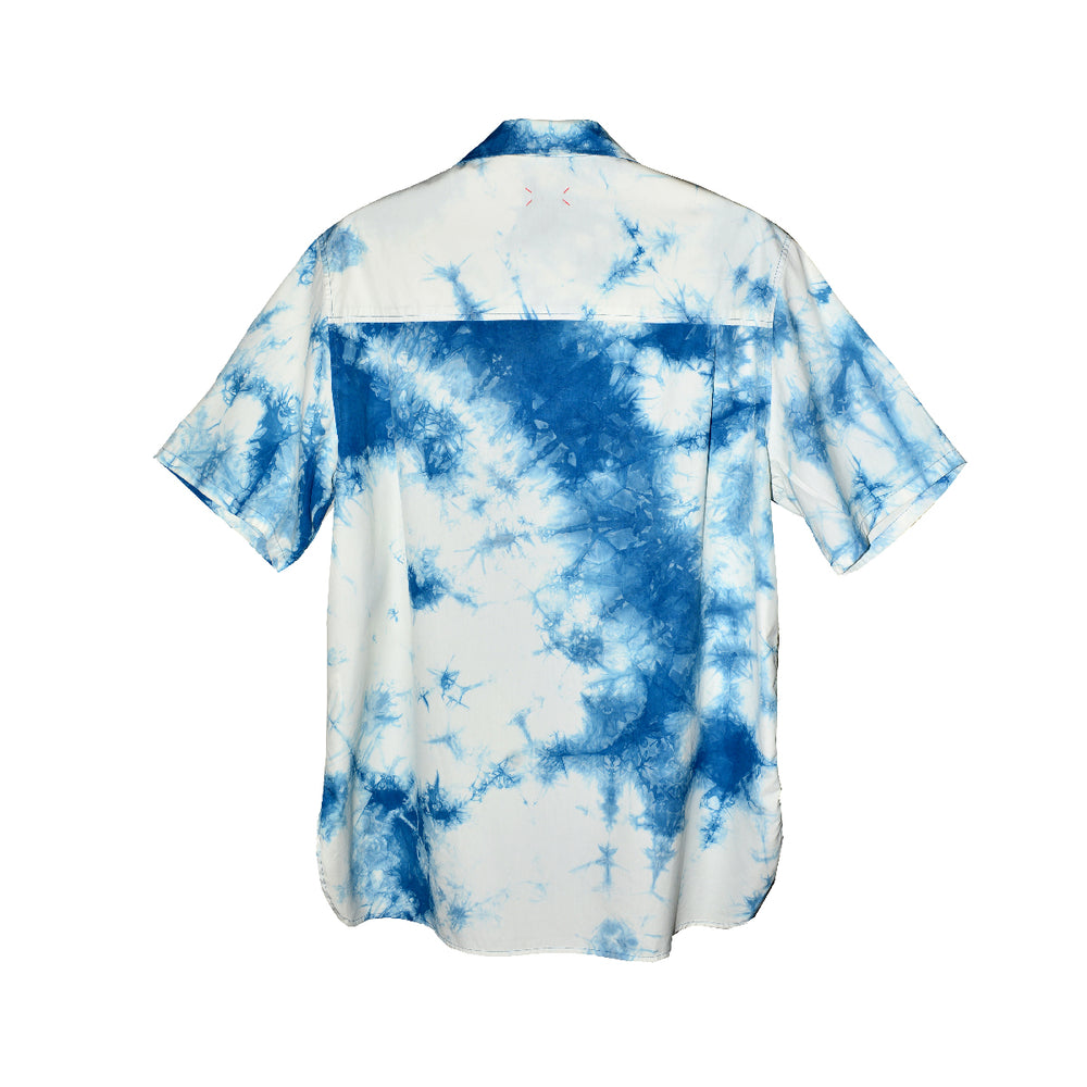 INDIGO TIE-DYE BANANA ISLAND DON SHIRT