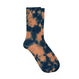 NATURAL HAND TIE-DYED PRADU INDIGO SOCKS