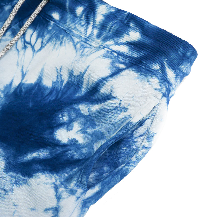 TIE-DYE INDIGO ORGANIC FRENCH TERRY SWEATPANTS