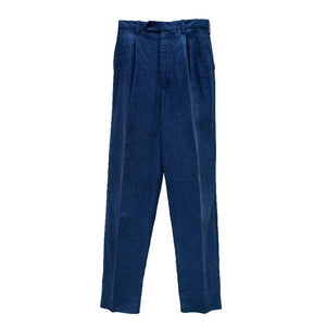 
            
                Load image into Gallery viewer, DARK INDIGO DOVE LINEN TROUSERS - Philip Huang
            
        