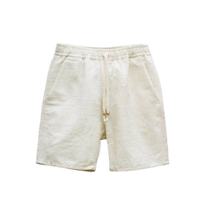RAW WHITE ISAN WOVEN SHORTS - Philip Huang