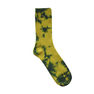 
            
                Load image into Gallery viewer, NATURAL HAND TIE-DYED MANGO INDIGO SOCKS - Philip Huang
            
        